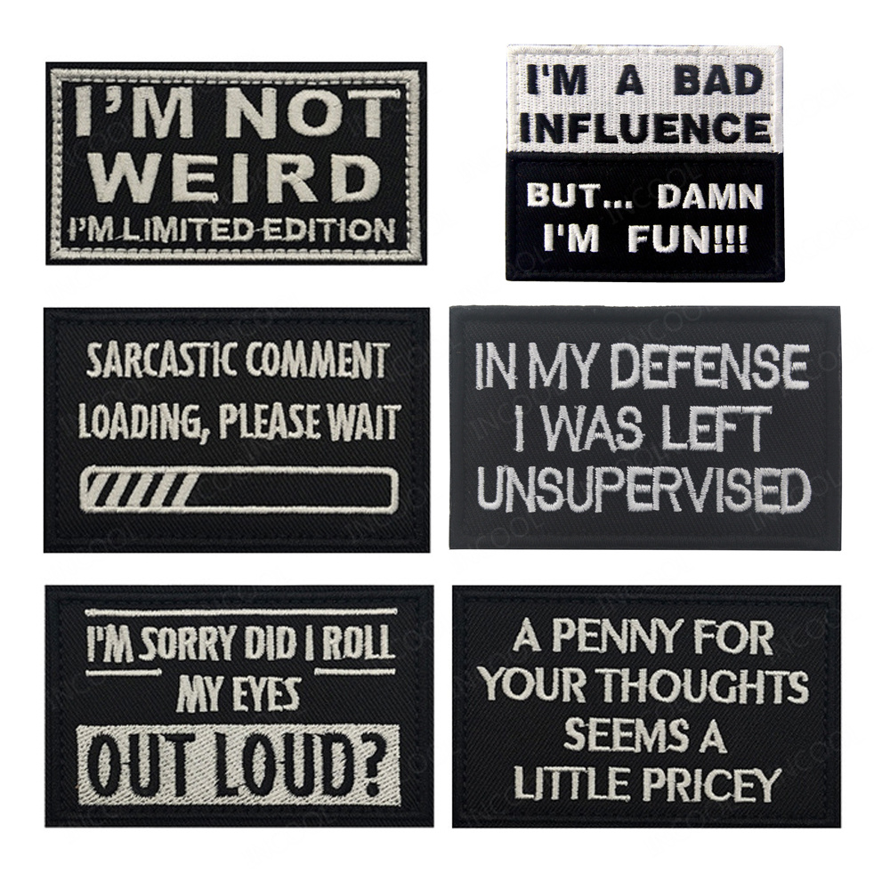 Embroidery Quote - Zabawne powiedzonka Angielskie napisy Inspirujące cytaty