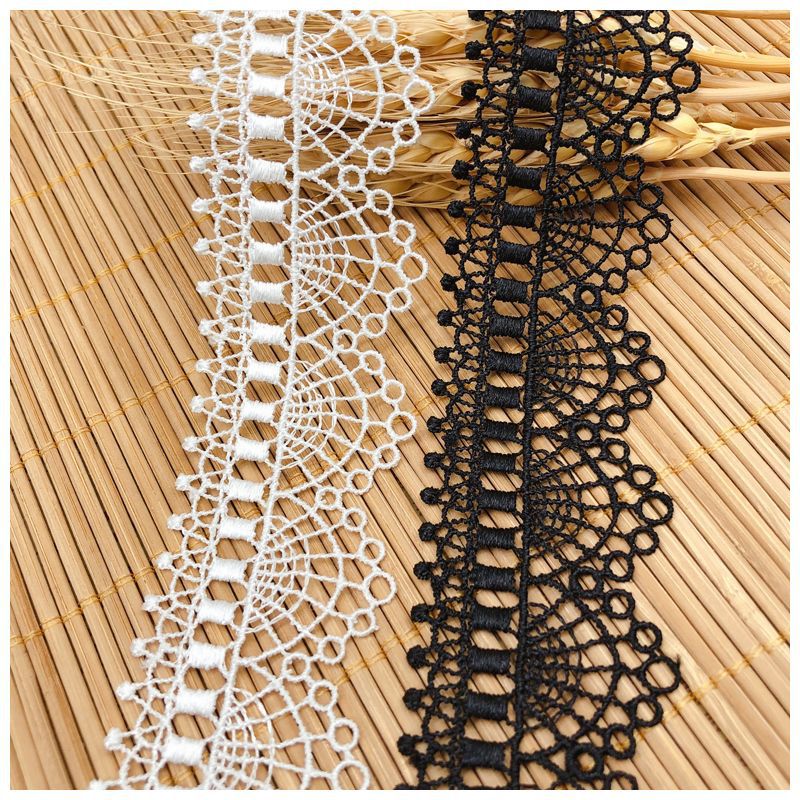 Embroidery Ribbon - Haft z wytłoczeniami łańcuszek do obojczyka