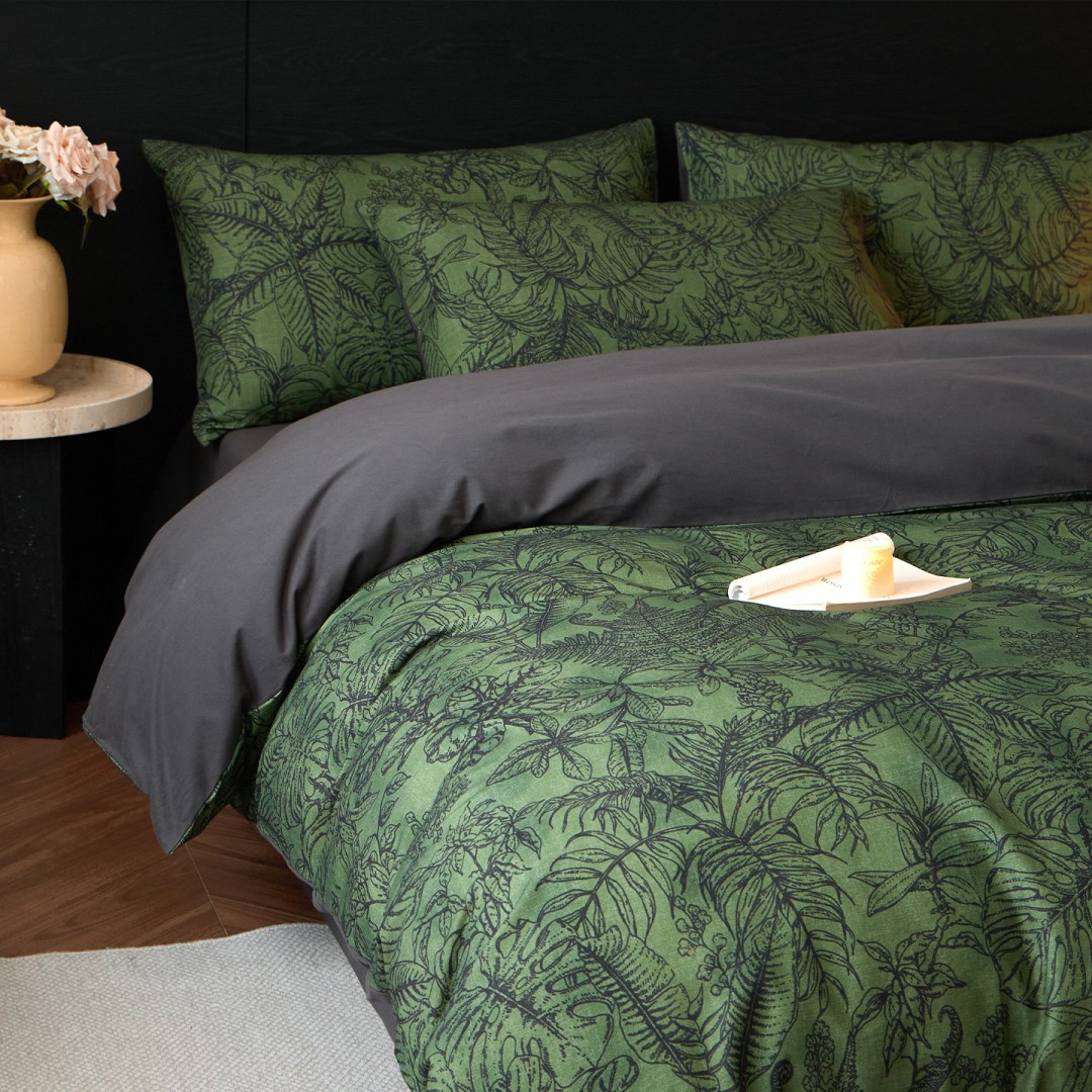 Embroidery Quilt Cover - Zestaw pościeli: poszwa na kołdrę, prześcieradło,