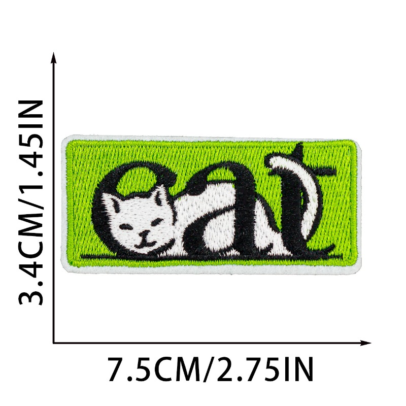 Śmieszne Czarne Koty Okrągłe S – Embroidery On Black Shirt recenzja i cena