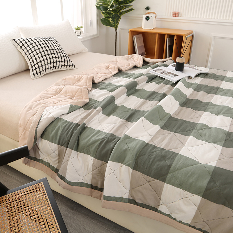 Jednokolorowy, sprany, pikowan – Embroidery Quilt Cover recenzja i cena