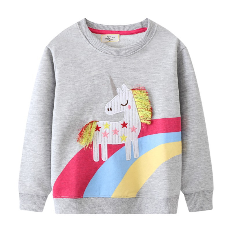 Bluzy dziewczęce Jumping Meter – Embroidery Unicorn recenzja i cena