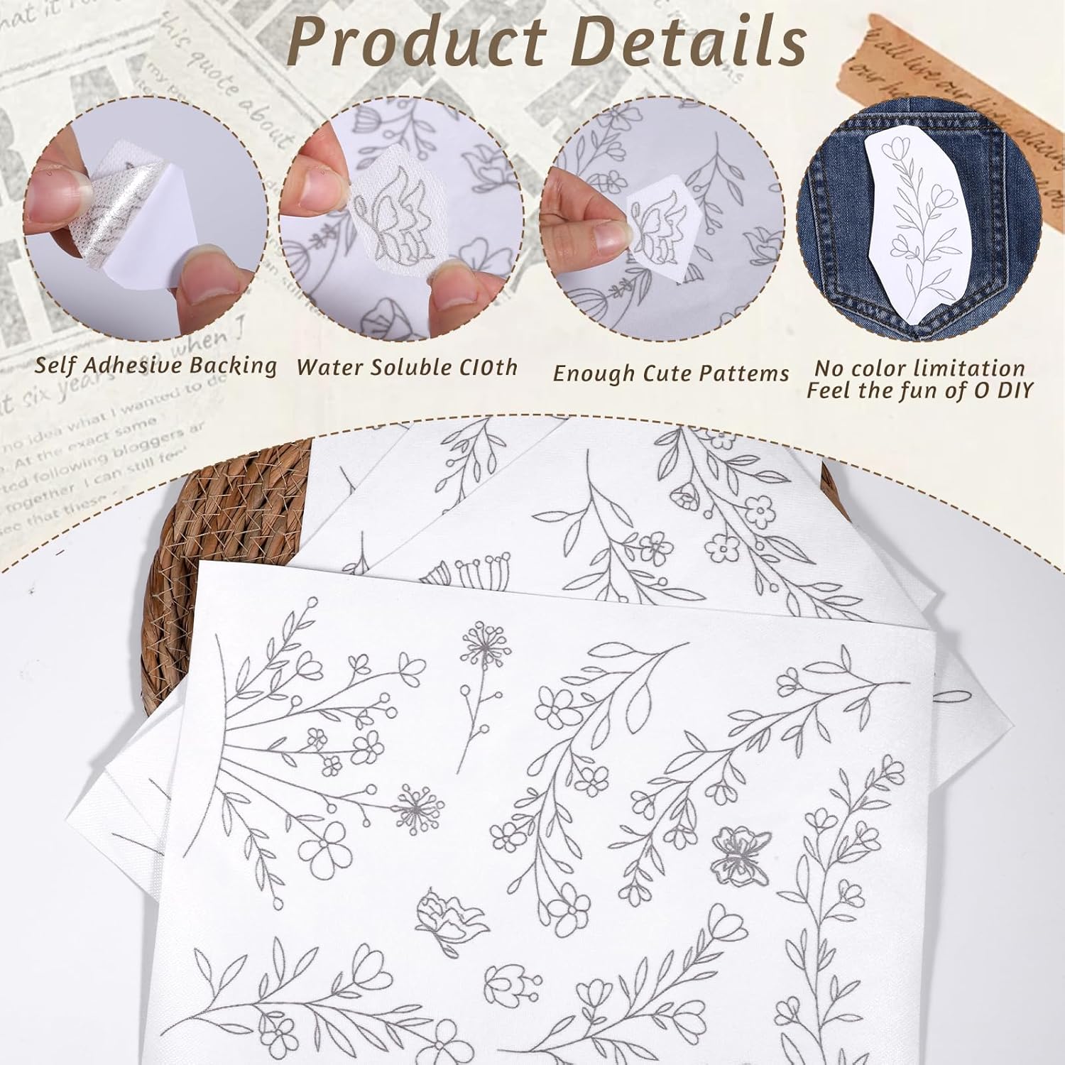 Papier do haftowania rozpuszcz – Embroidery Lovers recenzja i cena