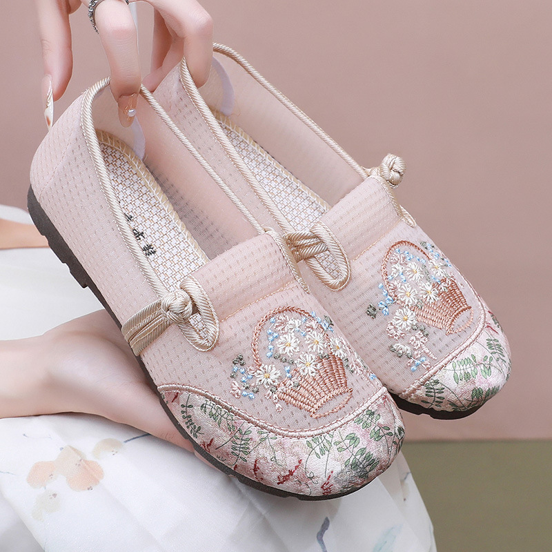 Damskie oddychające haftowane  – Embroidery Shoes recenzja i cena