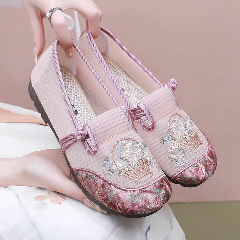 Damskie oddychające haftowane  – Embroidery Shoes recenzja i cena