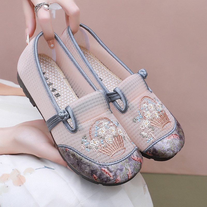 Damskie oddychające haftowane  – Embroidery Shoes recenzja i cena