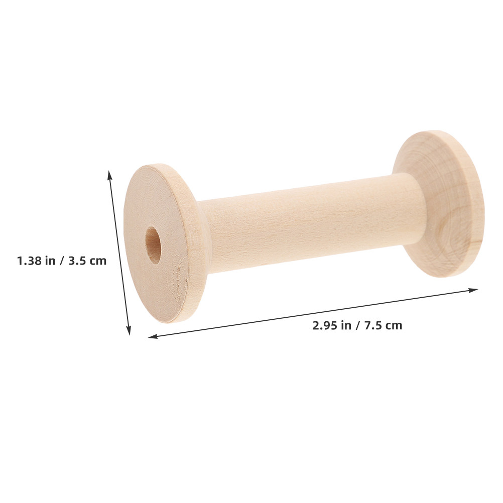 Zestaw 4 drewnianych szpulek n – Embroidery Ribbon recenzja i cena