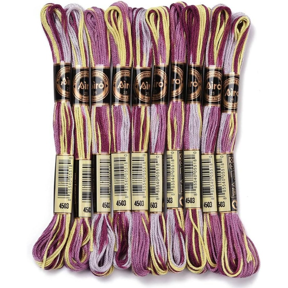 6 nici fioletowa różnokolorowa – Embroidery Gradient recenzja i cena