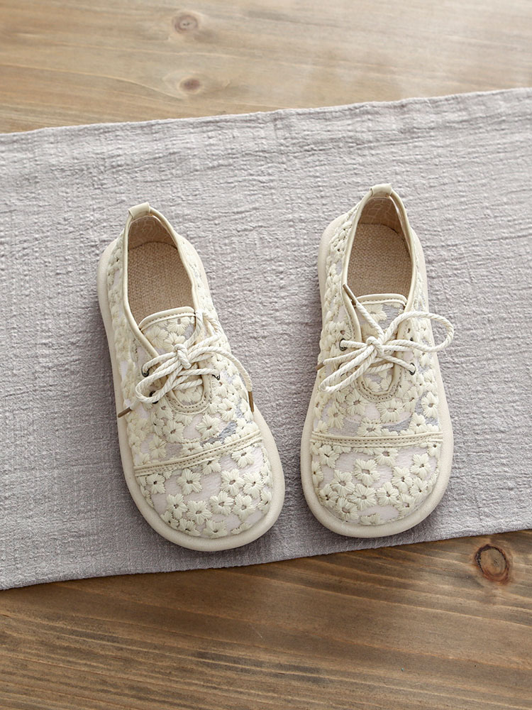Oddychające ażurowe chodaki z  – Embroidery Shoes recenzja i cena