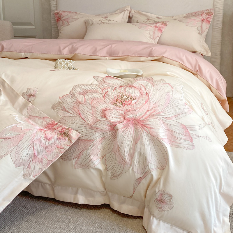 Luksusowy zestaw pościeli z eg – Embroidery Quilt Cover recenzja i cena