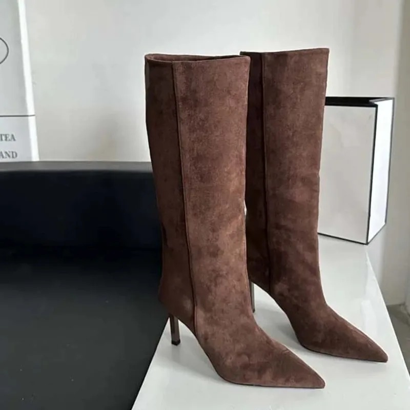 Luksusowe damskie kozaki, modn – Embroidery Yes recenzja i cena