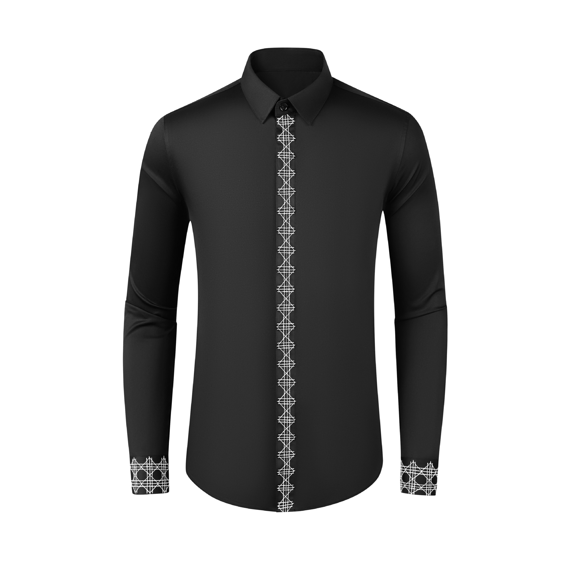 Nowy produkt na jesień i zimę: – Embroidery On Black Shirt recenzja i cena