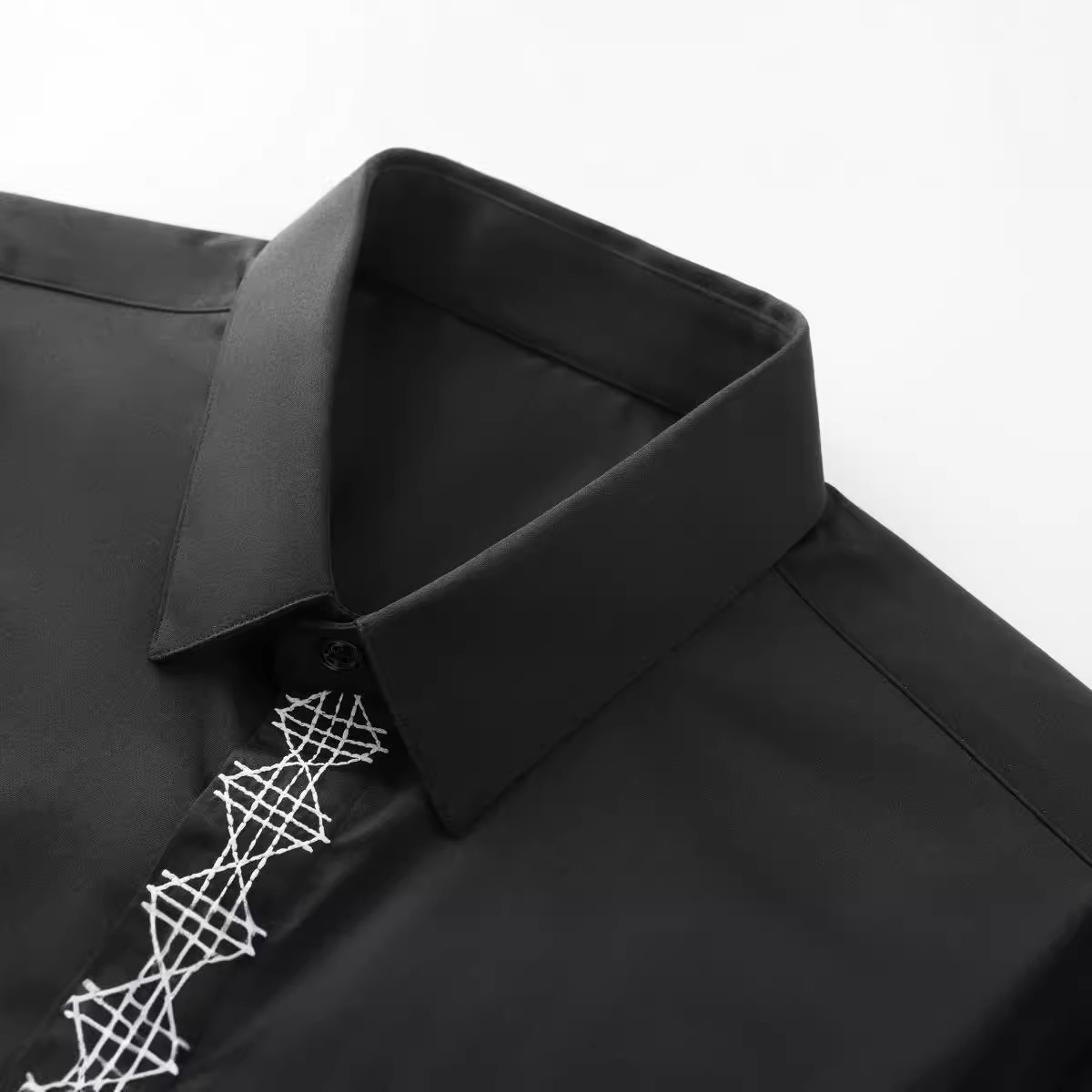 Nowy produkt na jesień i zimę: – Embroidery On Black Shirt recenzja i cena