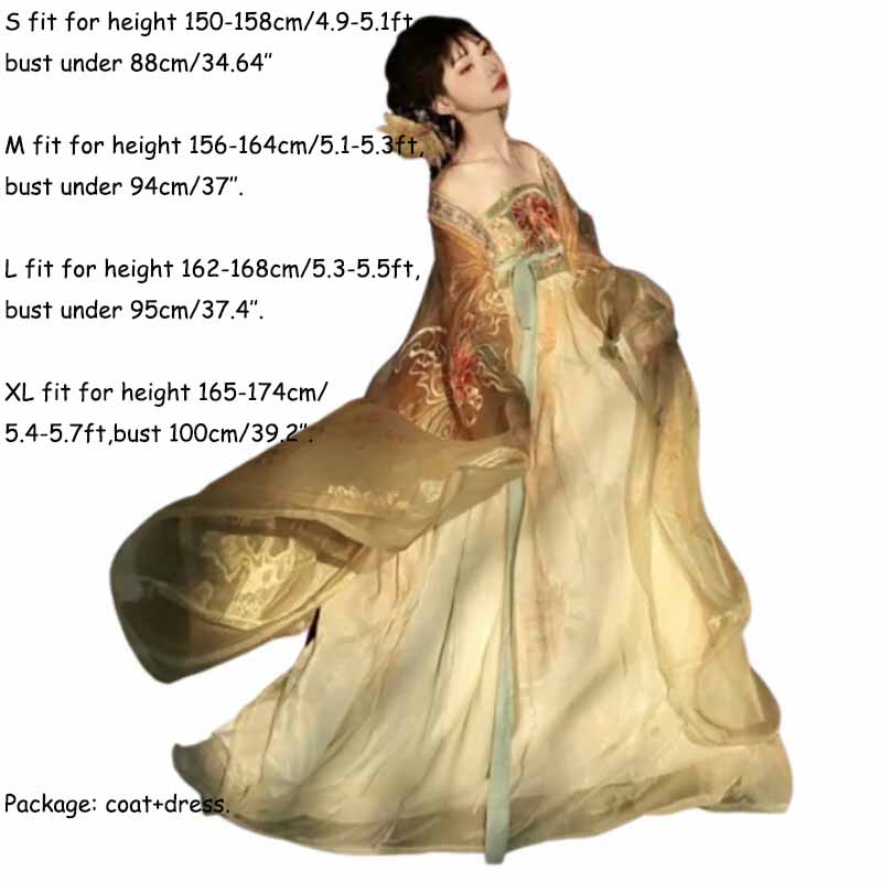 Damska tradycyjna chińska suki – Embroidery Yellow Dress recenzja i cena