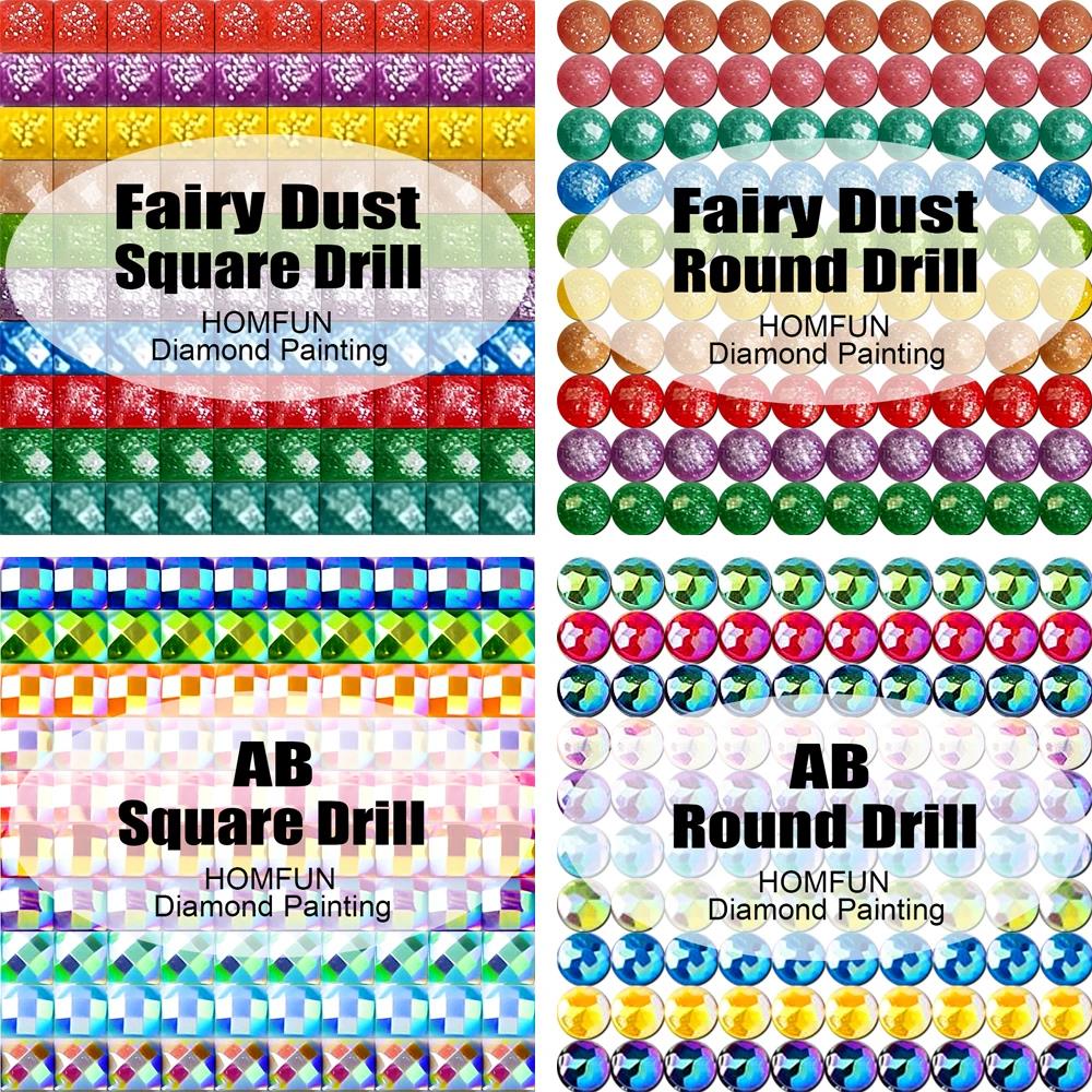 HOMFUN wróżka pył AB pełny haf – Embroidery Roll Pattern recenzja i cena