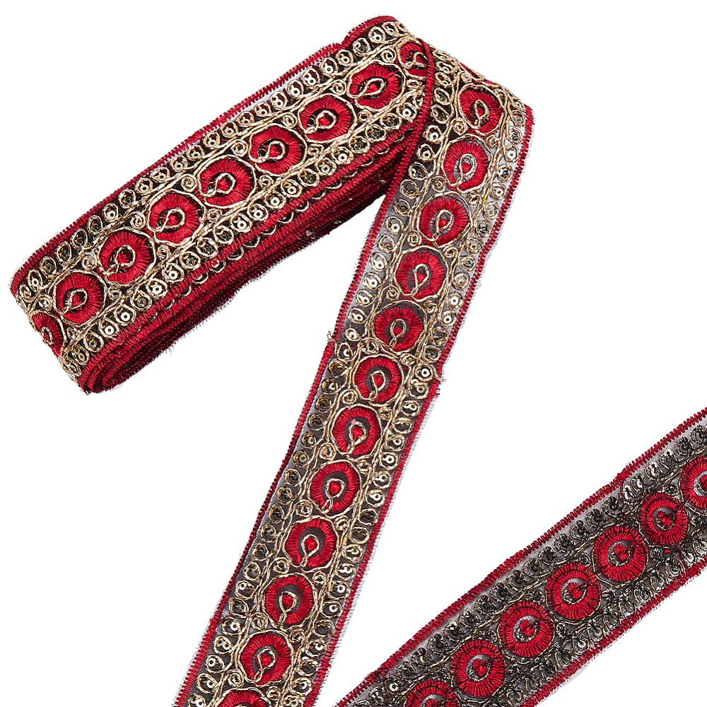 10 jardów (9,14 metra) czerwon – Embroidery Ribbon recenzja i cena