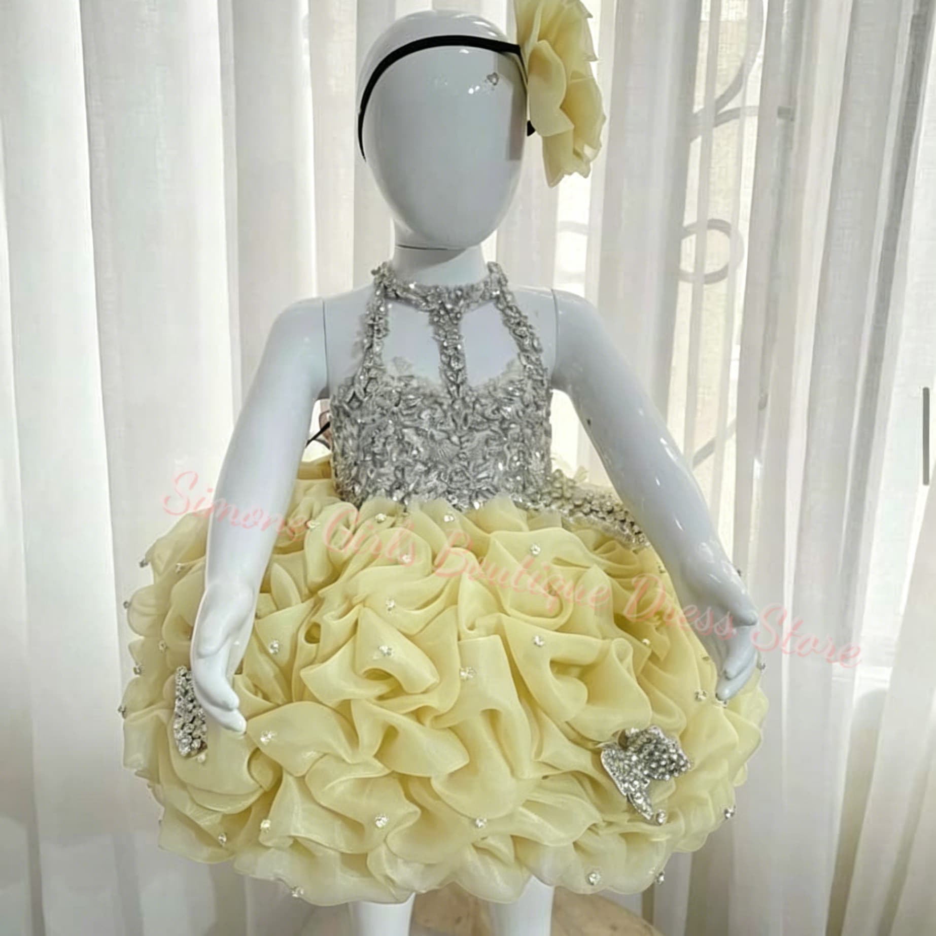 Żółta sukienka dla dziewczynki – Embroidery Yellow Dress recenzja i cena
