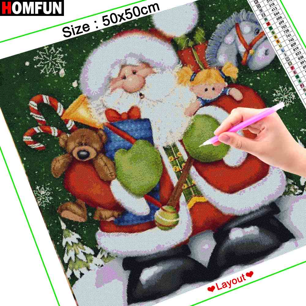 HOMFUN diamentowe malowanie pe – Embroidery Roll Pattern recenzja i cena