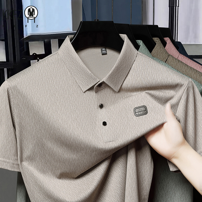 Koszulka polo o lekko pognieci – Embroidery Texture recenzja i cena