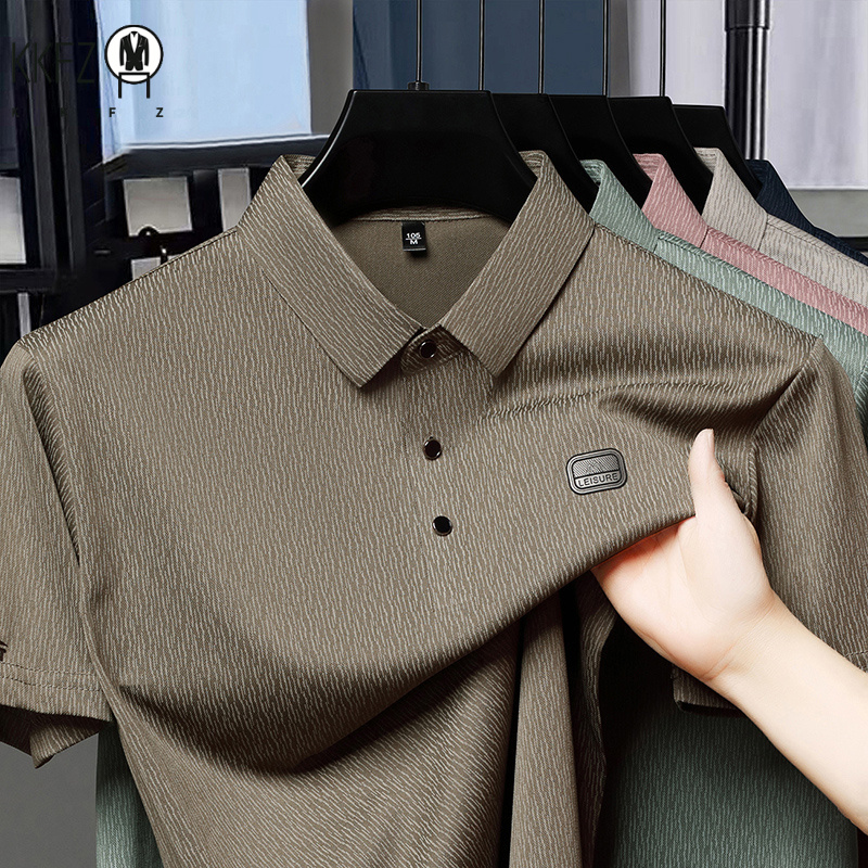 Koszulka polo o lekko pognieci – Embroidery Texture recenzja i cena