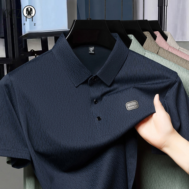 Koszulka polo o lekko pognieci – Embroidery Texture recenzja i cena