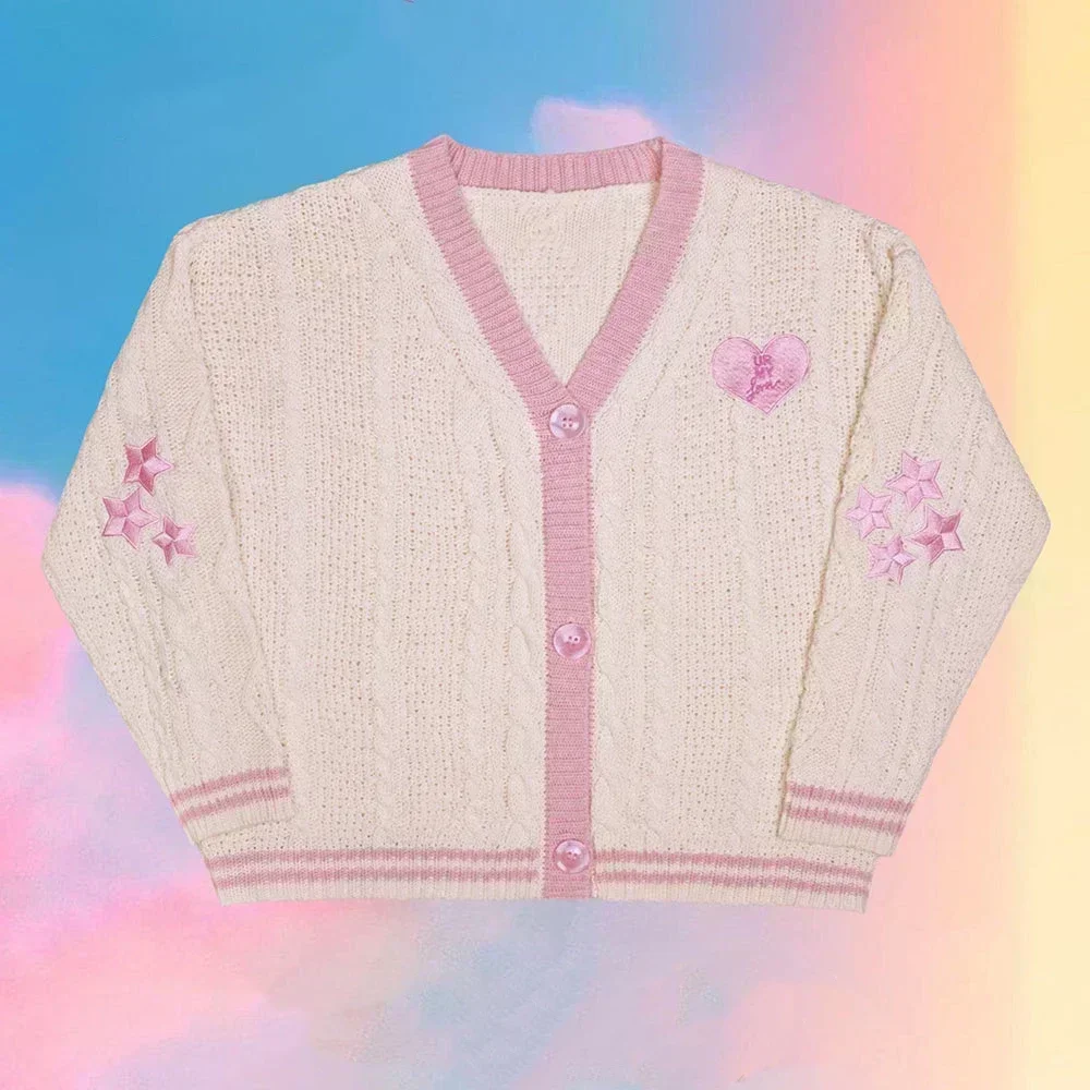 Lover Cardigan with Star Embro – Embroidery Lovers recenzja i cena