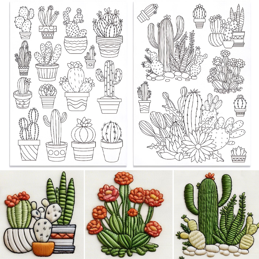 48 szt. Zestaw do haftowania k – Embroidery Flower Pattern recenzja i cena