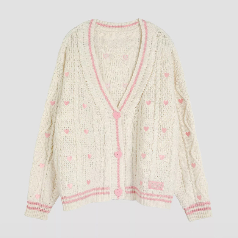 Kardigan Lover z różową naszyw – Embroidery Lovers recenzja i cena