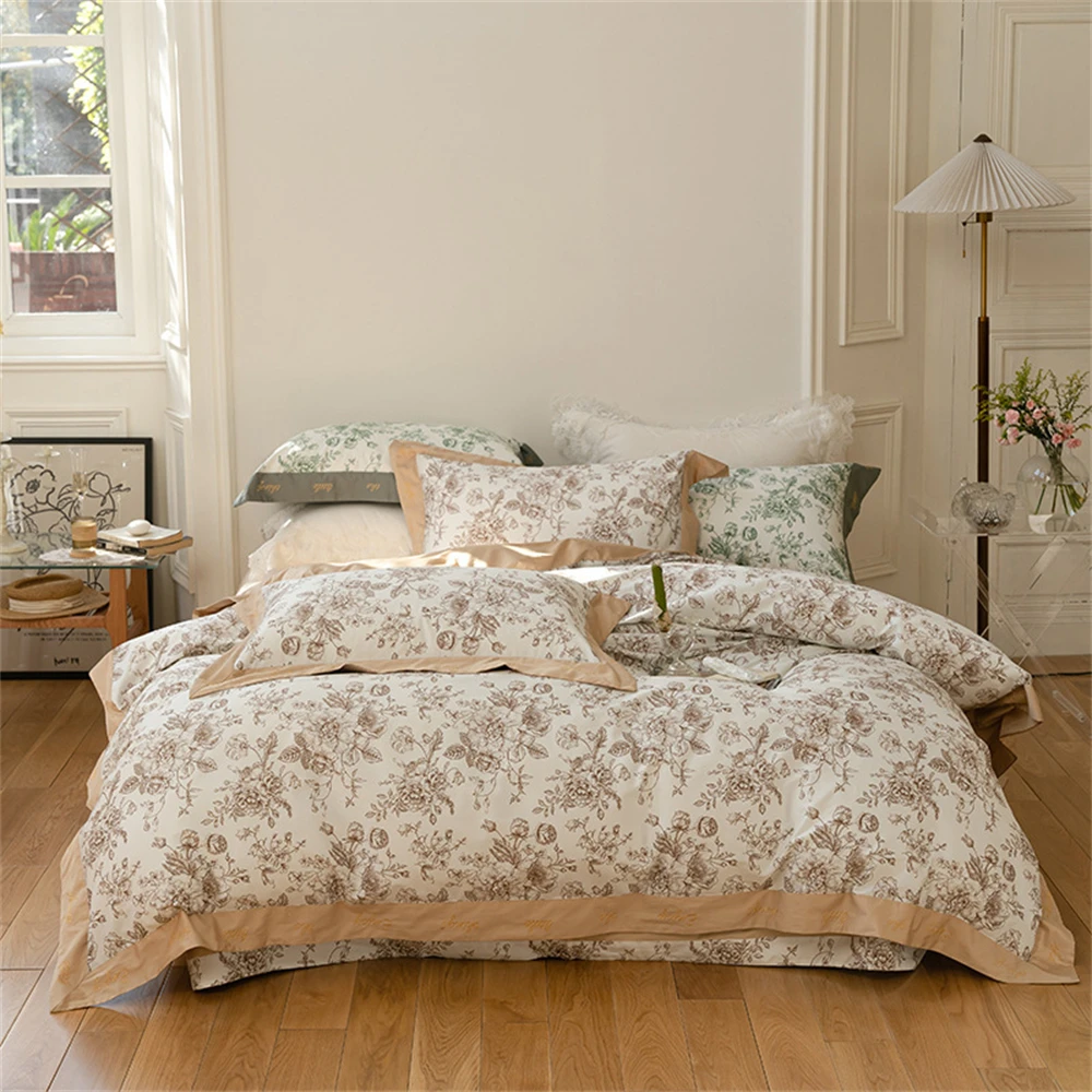 Amerykański Romantyczny Zestaw – Embroidery Quilt Cover recenzja i cena
