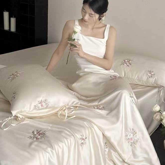 Luksusowy francuski styl kołdr – Embroidery Quilt Cover recenzja i cena