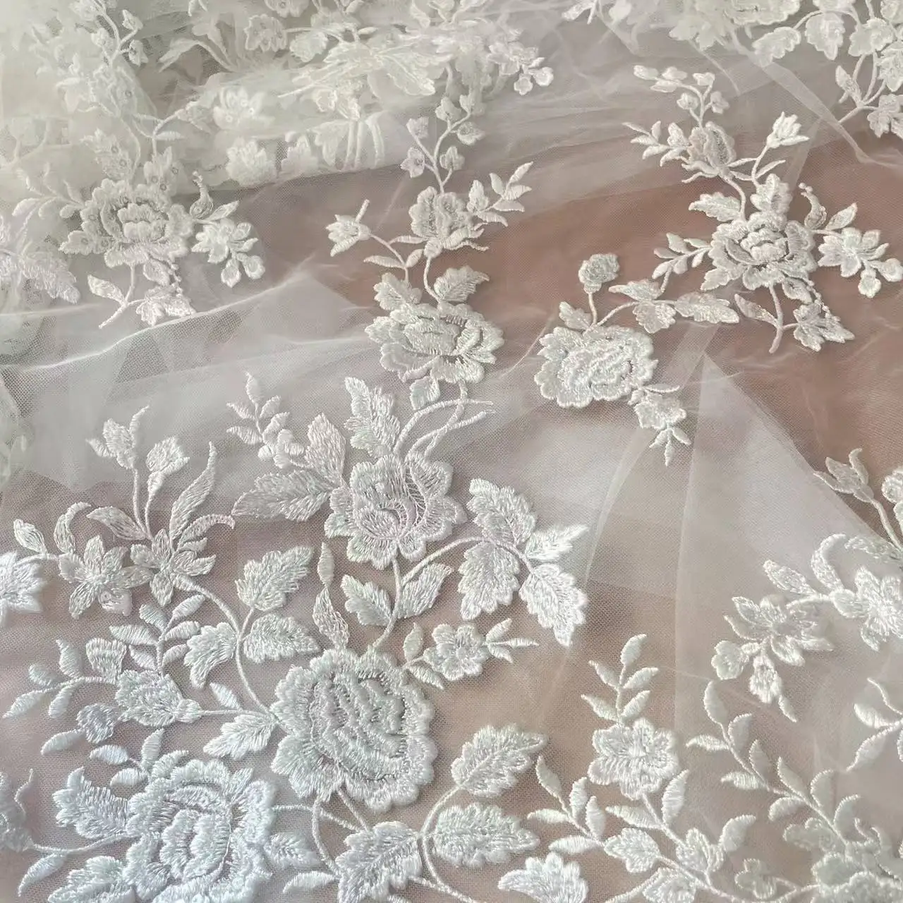 Francuska haftowana koronka, p – Embroidery Flower Pattern recenzja i cena