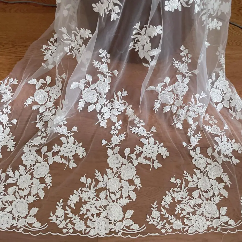 Francuska haftowana koronka, p – Embroidery Flower Pattern recenzja i cena