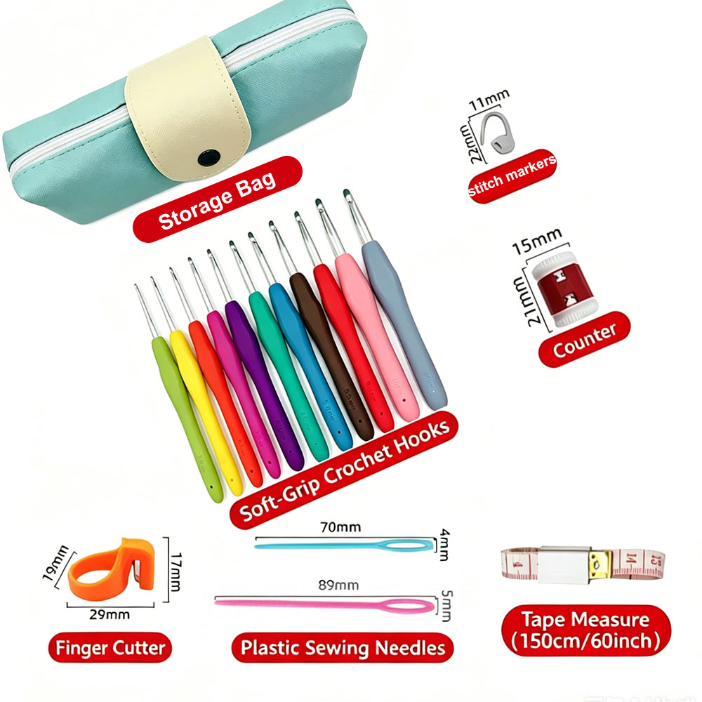 Zestaw 37 szydełek z torbą do  – Embroidery Needle recenzja i cena
