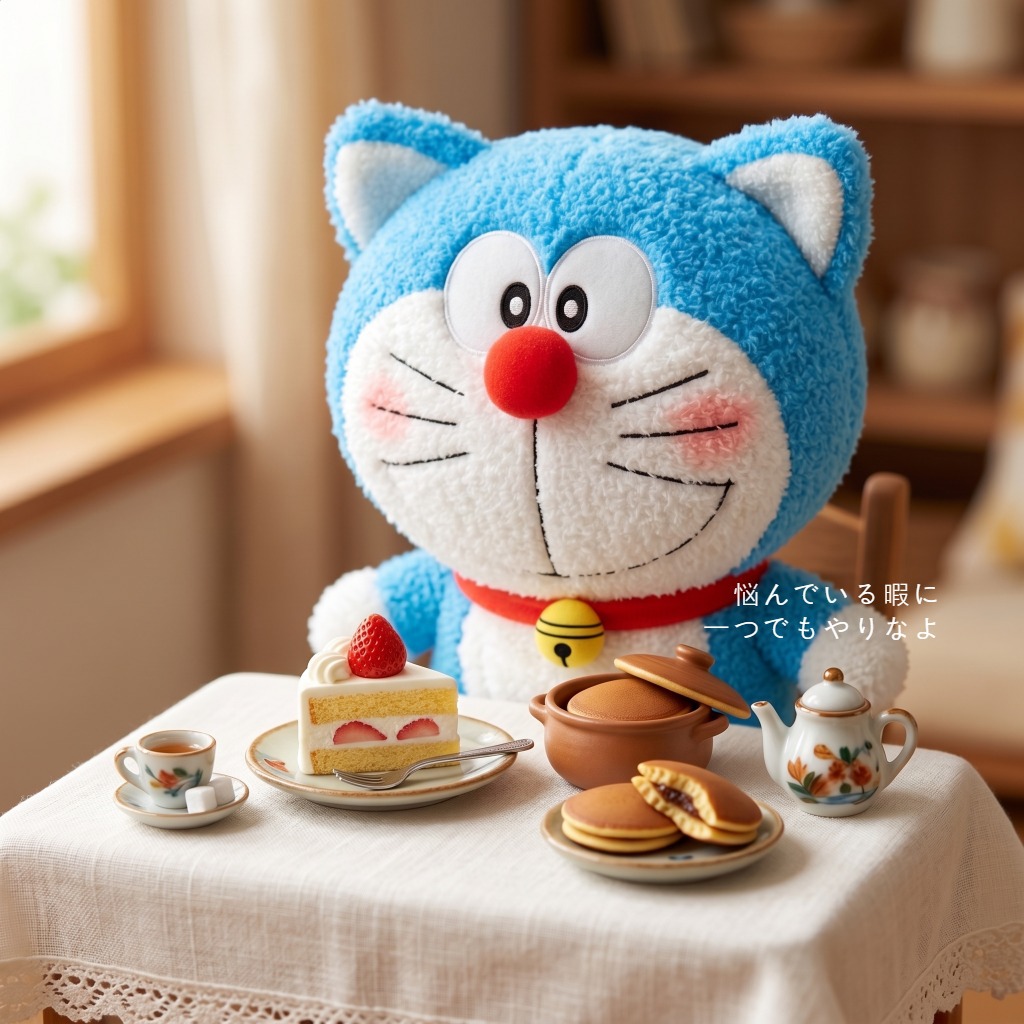 Urocza pluszowa lalka Doraemon – Embroidery Lovers recenzja i cena