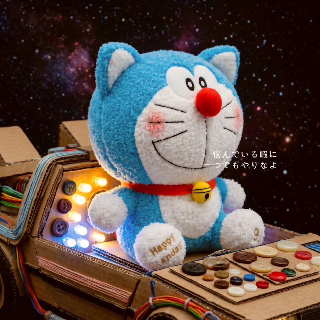 Urocza pluszowa lalka Doraemon – Embroidery Lovers recenzja i cena