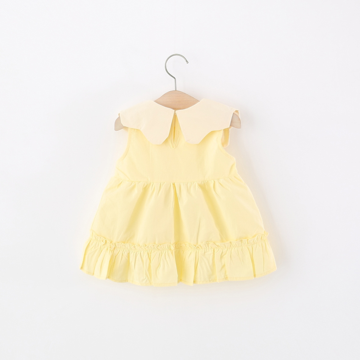 Żółta bawełniana sukienka bez  – Embroidery Yellow Dress recenzja i cena