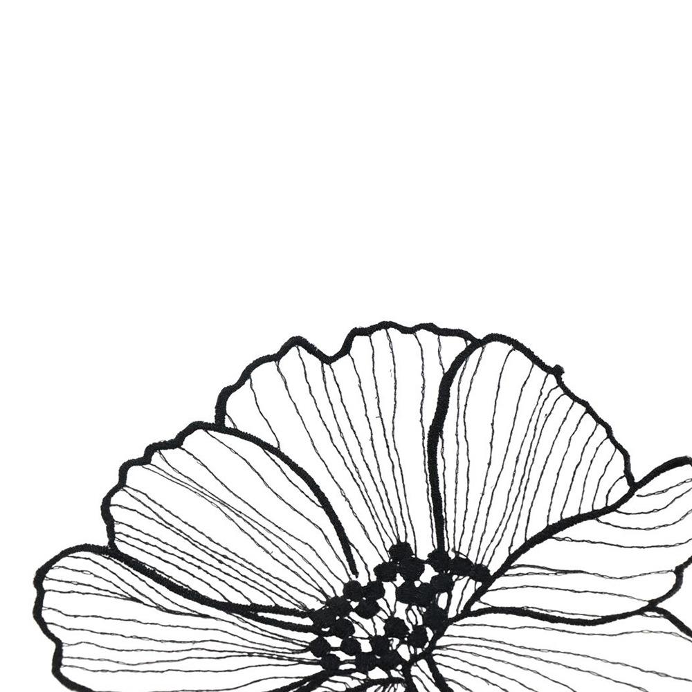 Naszywki haftowane na ubrania, – Embroidery On Black Shirt recenzja i cena